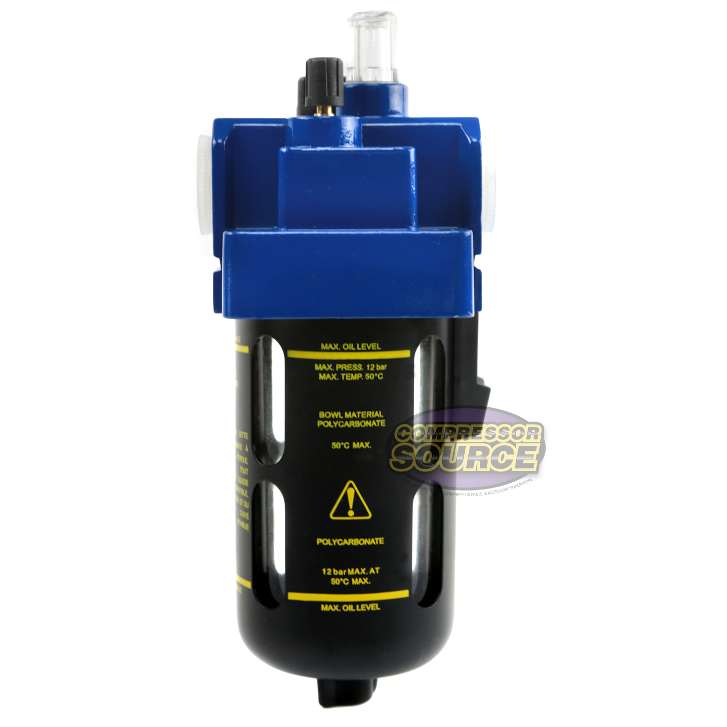 Prevost 1/2" Compressed Air InLine Oiler / Lubricator Inline Oil
